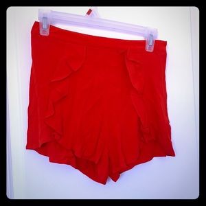 BNWT red H&M shorts size 4